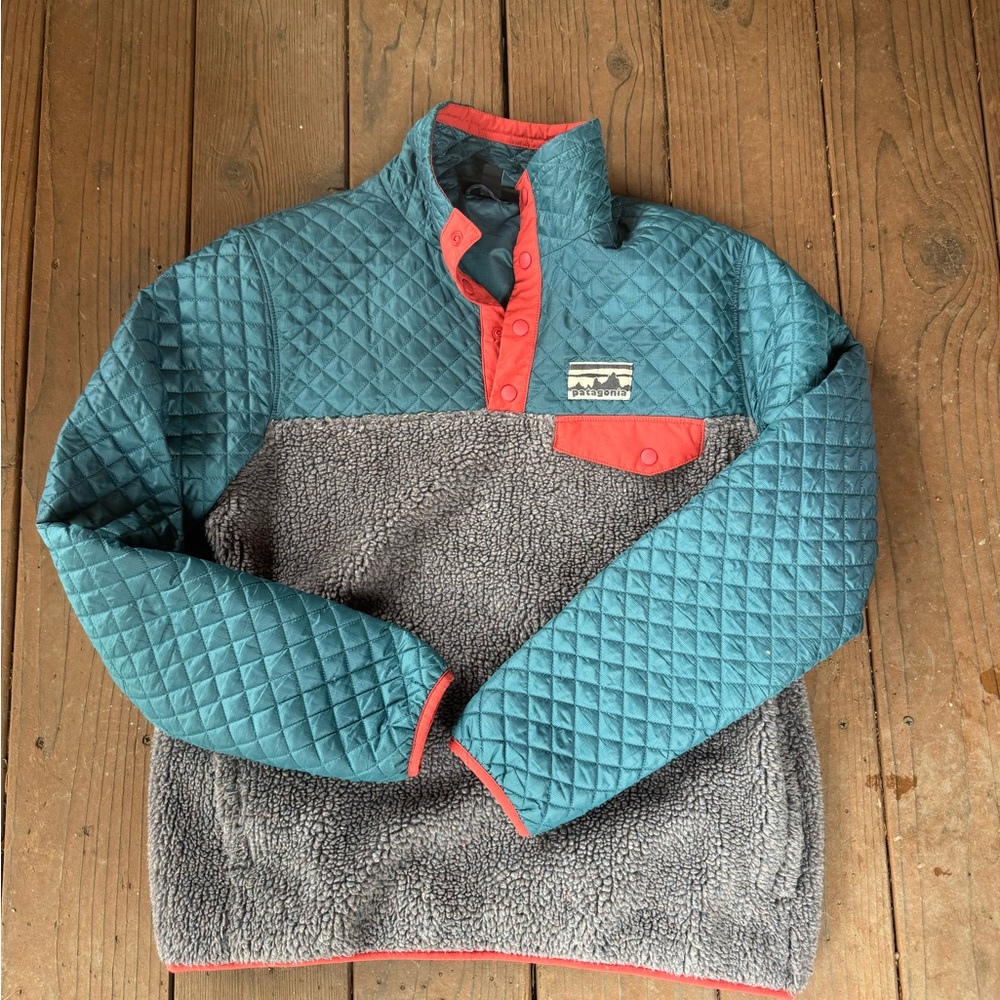 Patagonia 40th Anniversary Mixed Media Snap-T